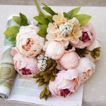 Artificial Flowers Manufacturer - European Peony Silk Wedding Decoration