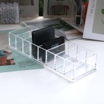 Cosmetics Storage Box Factory - Clear Plastic 8 Slots Blush Powder Holder