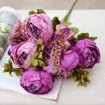 Artificial Flowers Manufacturer - European Peony Silk Wedding Decoration