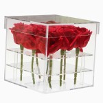 Flower Box Factory - 16 Slots Acrylic Rose Holder Customized Design
