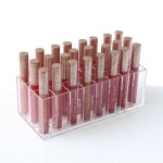 Lipstick Holder Manufacturer - Acrylic 24 Slots Display Stand Cosmetic Organizer