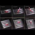 Nail Polish Rack Manufacturer - 5 Layers Plastic Gel Standing Shelf