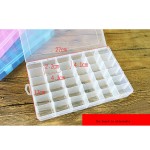 Jewelry Storage Box Factory - Plastic 36 Slots Rhinestone Craft Organizer