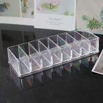 Cosmetics Storage Box Factory - Clear Plastic 8 Slots Blush Powder Holder