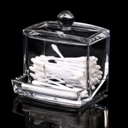 Cotton Swab Holder Factory - Creative Clear Acrylic Makeup Organizer Case