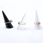 Ring Holder Factory - Fashion Mini Acrylic Triangle Cone Display Stand