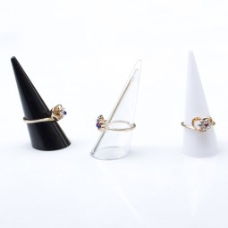 Ring Holder Factory - Fashion Mini Acrylic Triangle Cone Display Stand