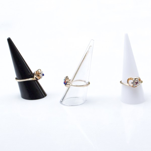 Ring Holder Factory - Fashion Mini Acrylic Triangle Cone Display Stand
