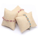 Bracelet Display Manufacturer - Yellow Velvet Fabric Watch Pillow Rack