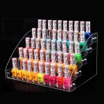 Nail Polish Rack Manufacturer - 5 Layers Plastic Gel Standing Shelf