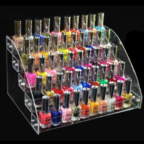 Nail Polish Rack Manufacturer - 5 Layers Plastic Gel Standing Shelf