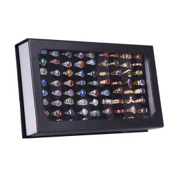 Jewelry Organizer Manufacturer - Wholesale 72 Slots Ring Storage Display Box