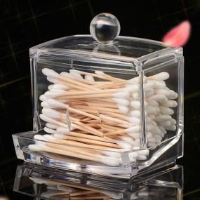 Cotton Swab Organizer Factory - Portable Container Cosmetic Storage Case