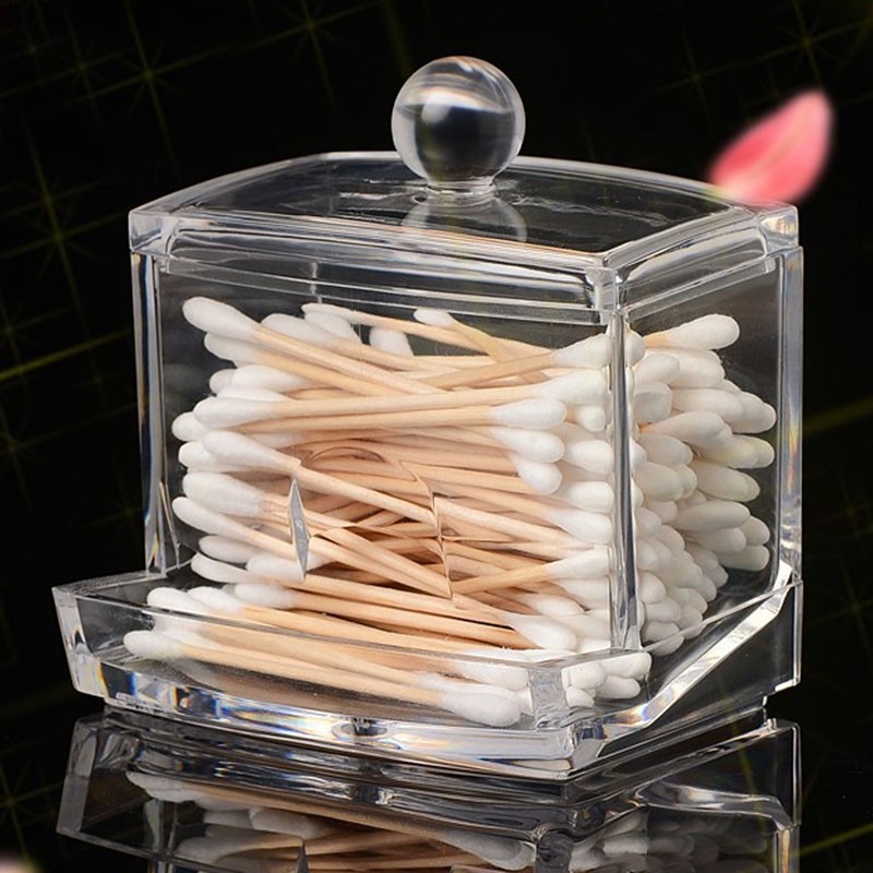 Cotton Swab Organizer Factory - Portable Container Cosmetic Storage Case