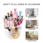 Makeup Organizer Manufacturer - 360 Degree Rotation Transparent Dressing Table