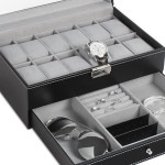 Watch Box Manufacturer - Double Layers Suede Inside Jewelry Organizer