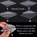 Tablet Stand Factory - Acrylic Detachable Book Display Holder Music Sheets