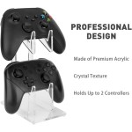 Game Controller Holder Manufacturer - Universal Clear Acrylic Dual Console Stand