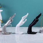 Hand Jewelry Stand Factory - Black Velvet Model Bracelet Hanging Organizer