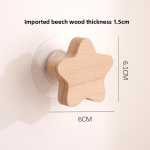 Wall Hook Factory - Creative Style Solid Wood Adhesive
