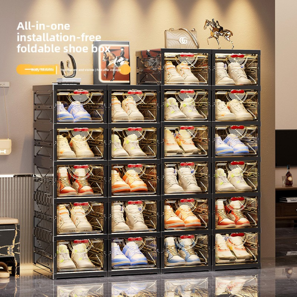Shoe Rack Supplier - Transparent Shoe Storage Rack