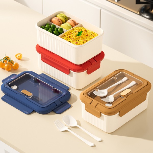 Lunch Box Manufacturer - Plastic Lunch Box With Cutlery