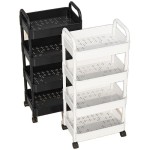 Storage Cart Supplier - 3/4/5 Layer Rolling Mobile