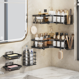 Corner Rack Supplier - Corner Storage Rack Set Wall-Mounted