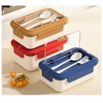 Lunch Box Manufacturer - Plastic Lunch Box With Cutlery