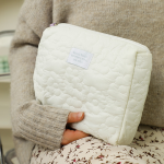 Makeup Bag Factory - Large Capacity Quilted Cloud