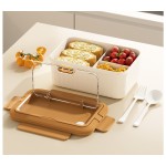 Lunch Box Manufacturer - Plastic Lunch Box With Cutlery