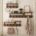 Coat Rack Supplier - Bamboo Wave-Shaped Wall-Mounted