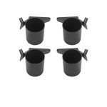 Door Cup Holder Manufacturer - 4 Pcs Set for Model Y/3 Black