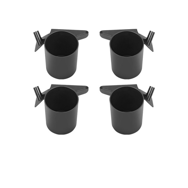 Door Cup Holder Manufacturer - 4 Pcs Set for Model Y/3 Black
