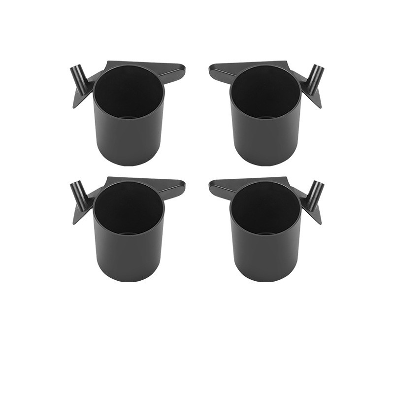 Door Cup Holder Manufacturer - 4 Pcs Set for Model Y/3 Black