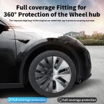 Wheel Hubcaps Manufacturer - 14-spoke G Glossy-matte Black 4-piece Set