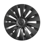 Wheel Hubcaps Manufacturer - 14-spoke G Glossy-matte Black 4-piece Set