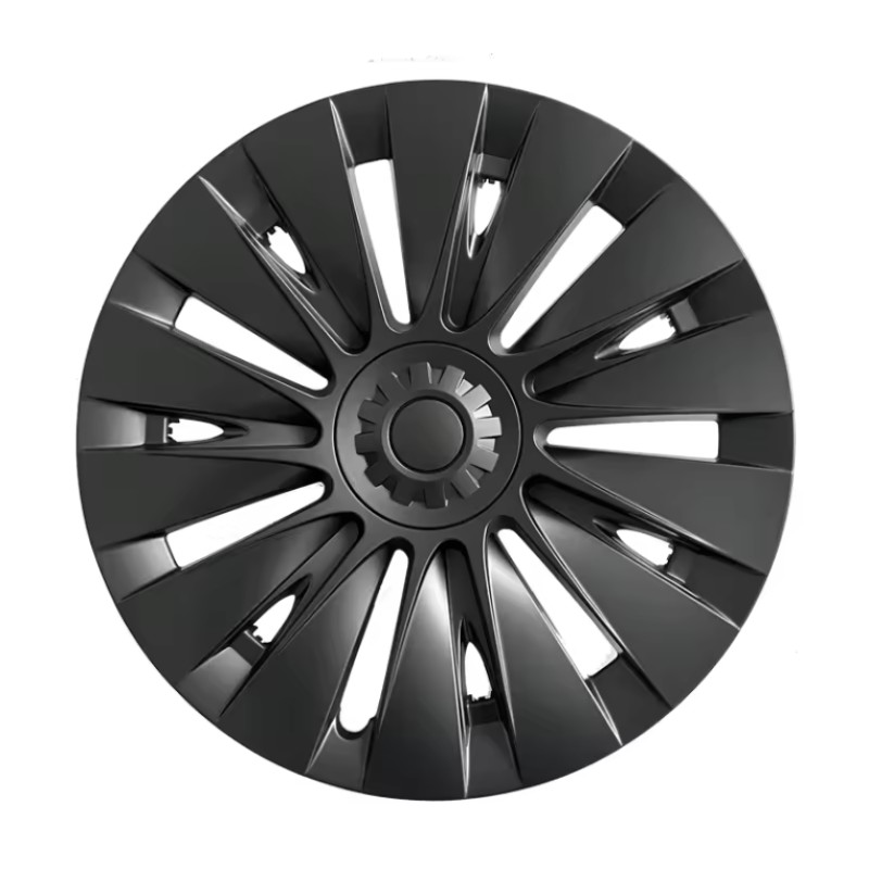 Wheel Hubcaps Manufacturer - 14-spoke G Glossy-matte Black 4-piece Set