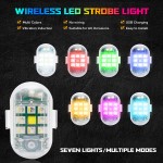 Strobe Light Factory - 7 Colors Wireless Remote Control for Car