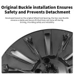 Wheel Hubcaps Manufacturer - 14-spoke G Glossy-matte Black 4-piece Set