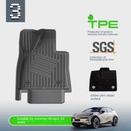 Car Floor Liner Factory - Waterproof TPE for 23-24 Zeekr X Four-Seater