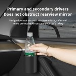 Door Cup Holder Manufacturer - 4 Pcs Set for Model Y/3 Black