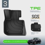 Car Floor Mats Factory - Full TPE for BMW I3 X3 18-24 Models