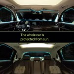 Magnetic Curtain Manufacturer - Universal 4 Pcs Car Sunshade