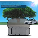 Magnetic Curtain Manufacturer - Universal 4 Pcs Car Sunshade