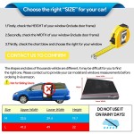 Laser Sunshade Factory - Universal 145x90cm Car Front