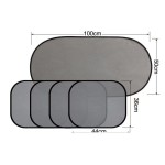 Magnetic Curtain Manufacturer - Universal 4 Pcs Car Sunshade