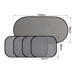 Magnetic Curtain Manufacturer - Universal 4 Pcs Car Sunshade