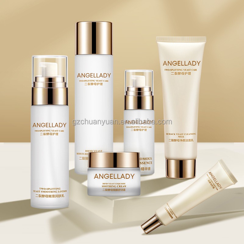 Customized Formula Two Split Yeast Moisturizer Firming Nourishing Anti-Aging Skin Care Set Private Label for Women