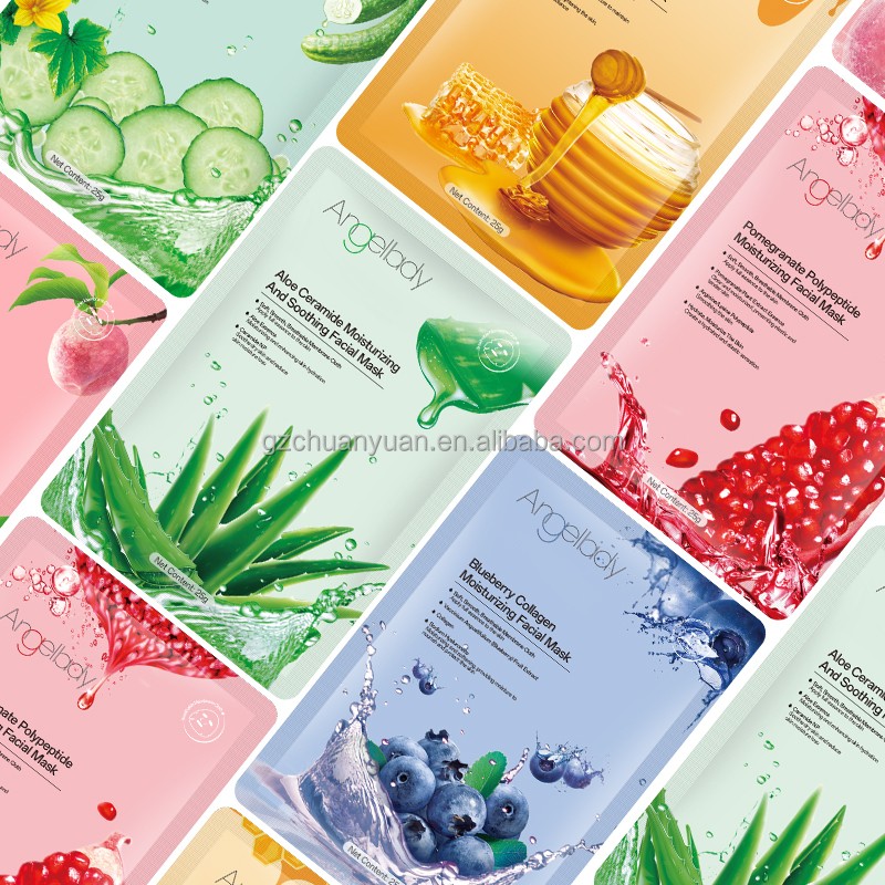 OEM/ODM Fruit Extract Brightening Moisturizing Face Mask Wholesale Facemask Skin Care Sheet Maskes for Face